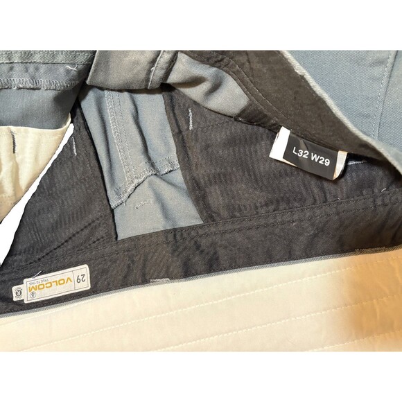 Volcom  True To This Dark Gray Sport Pants Cotton size 29 - Picture 5 of 7